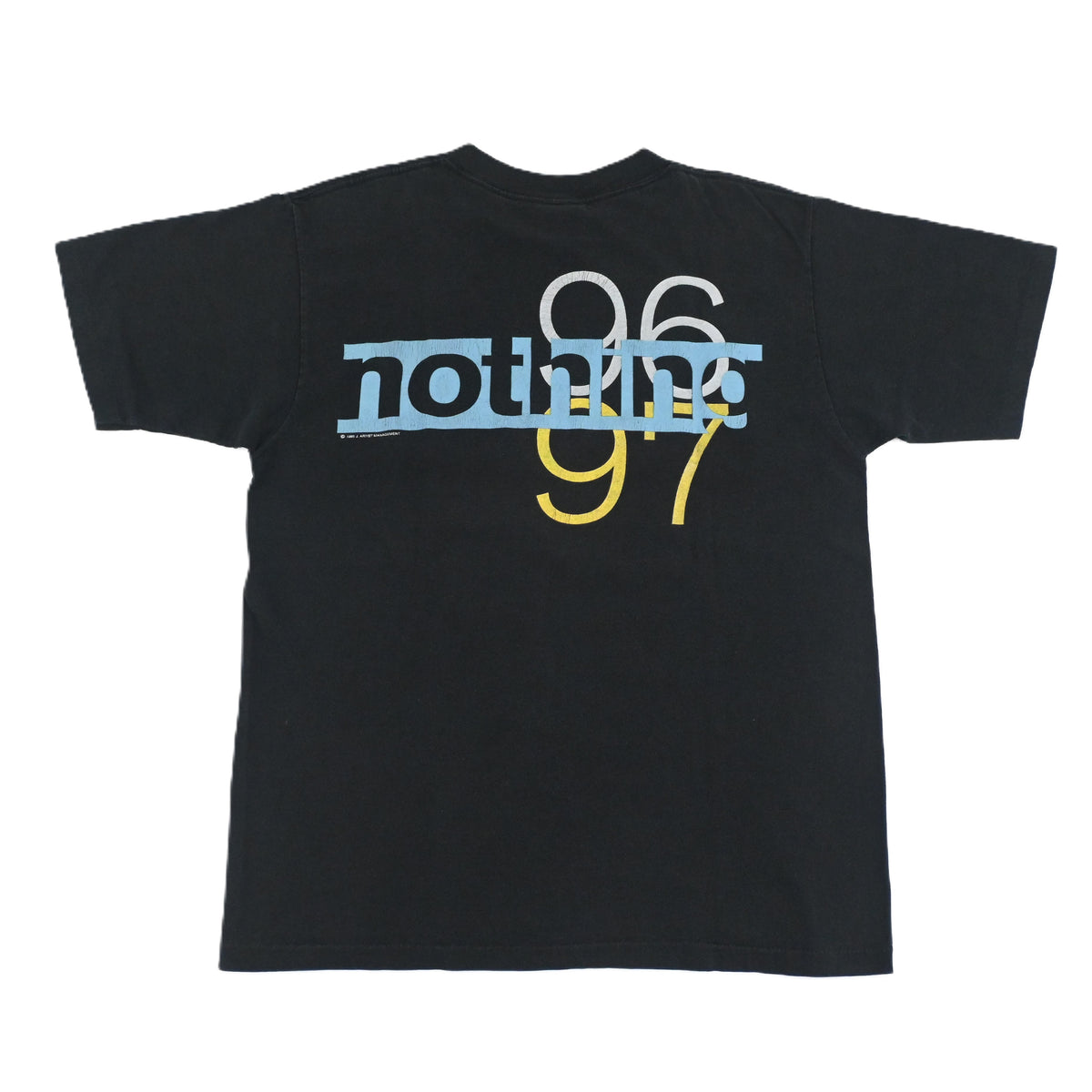 95© NINE INCH NAILS "nothing 96-97" T-SHIRT SIZE L