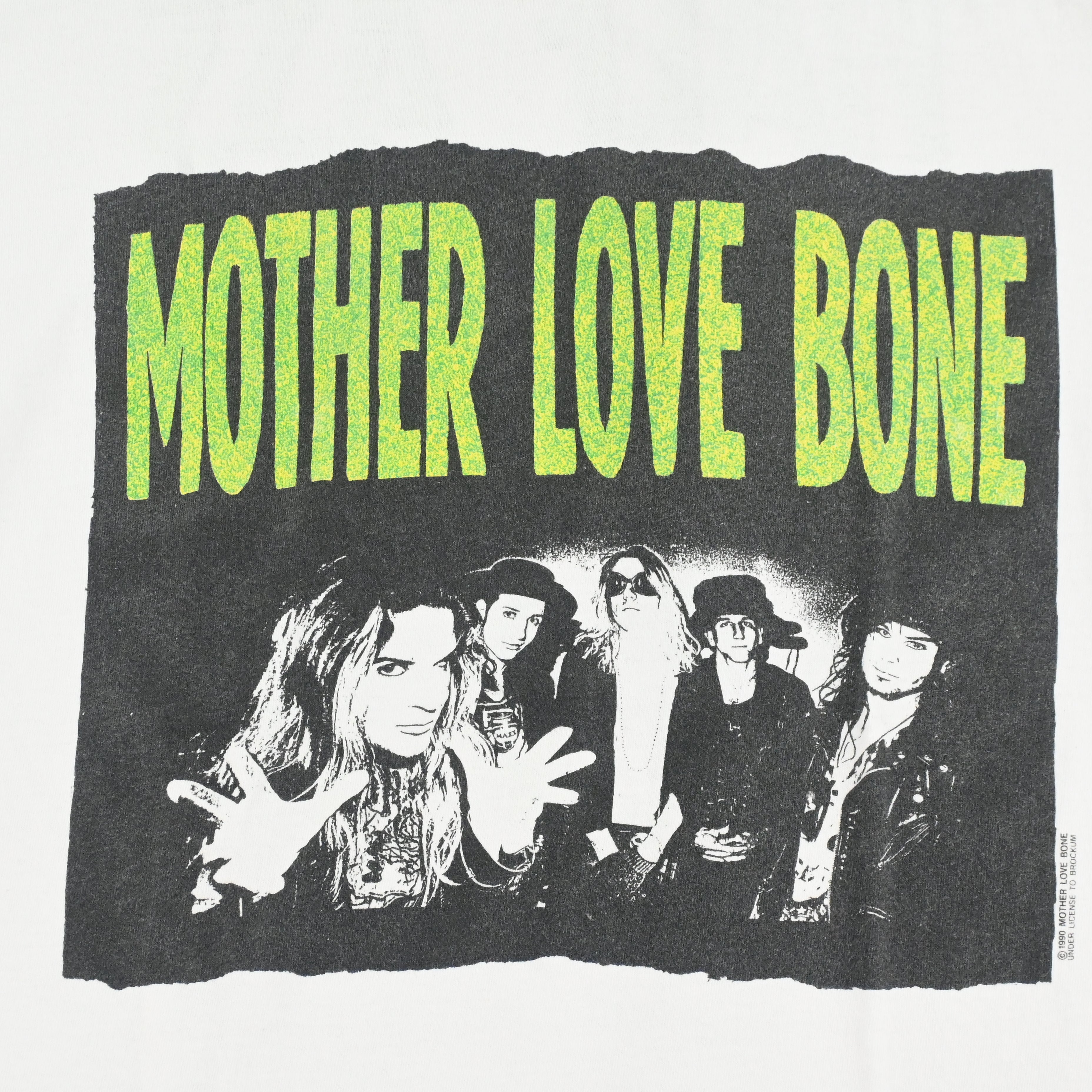 90© MOTHER LOVE BONE "HALF ASS MONKEY BOY" T-SHIRT SIZE XL