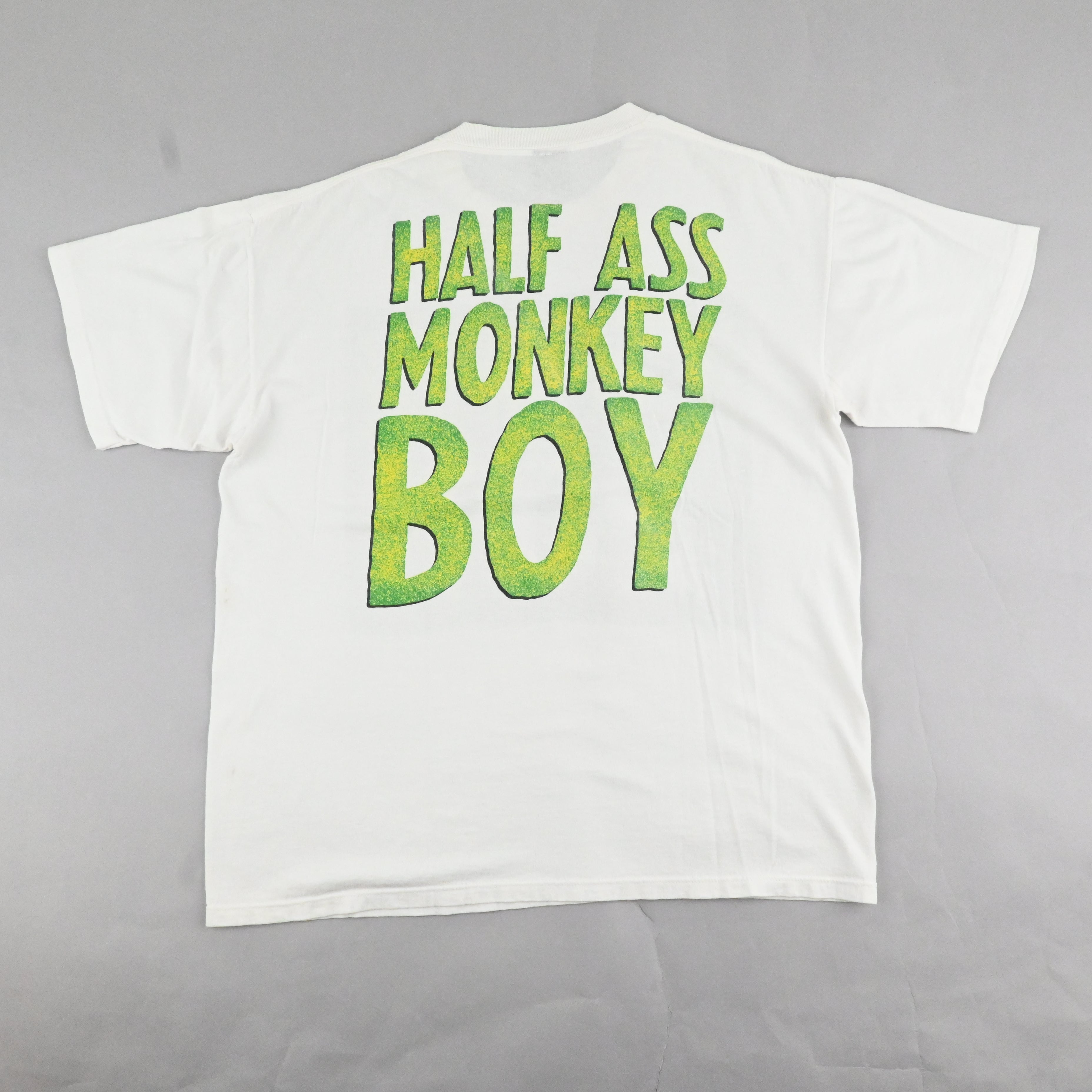 90© MOTHER LOVE BONE "HALF ASS MONKEY BOY" T-SHIRT SIZE XL