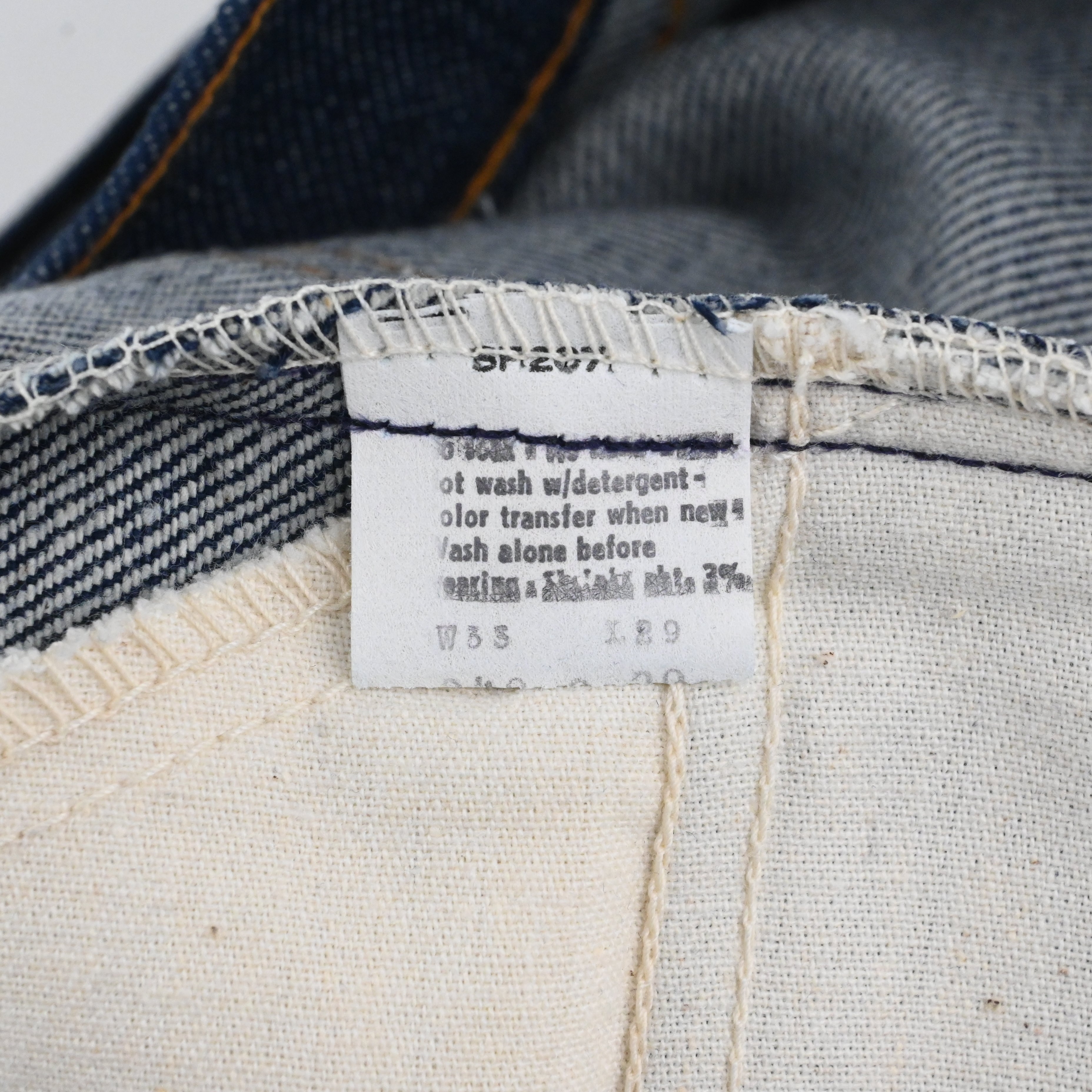 ’81 Levi's 646-0217 DEAD STOCK W33 L29
