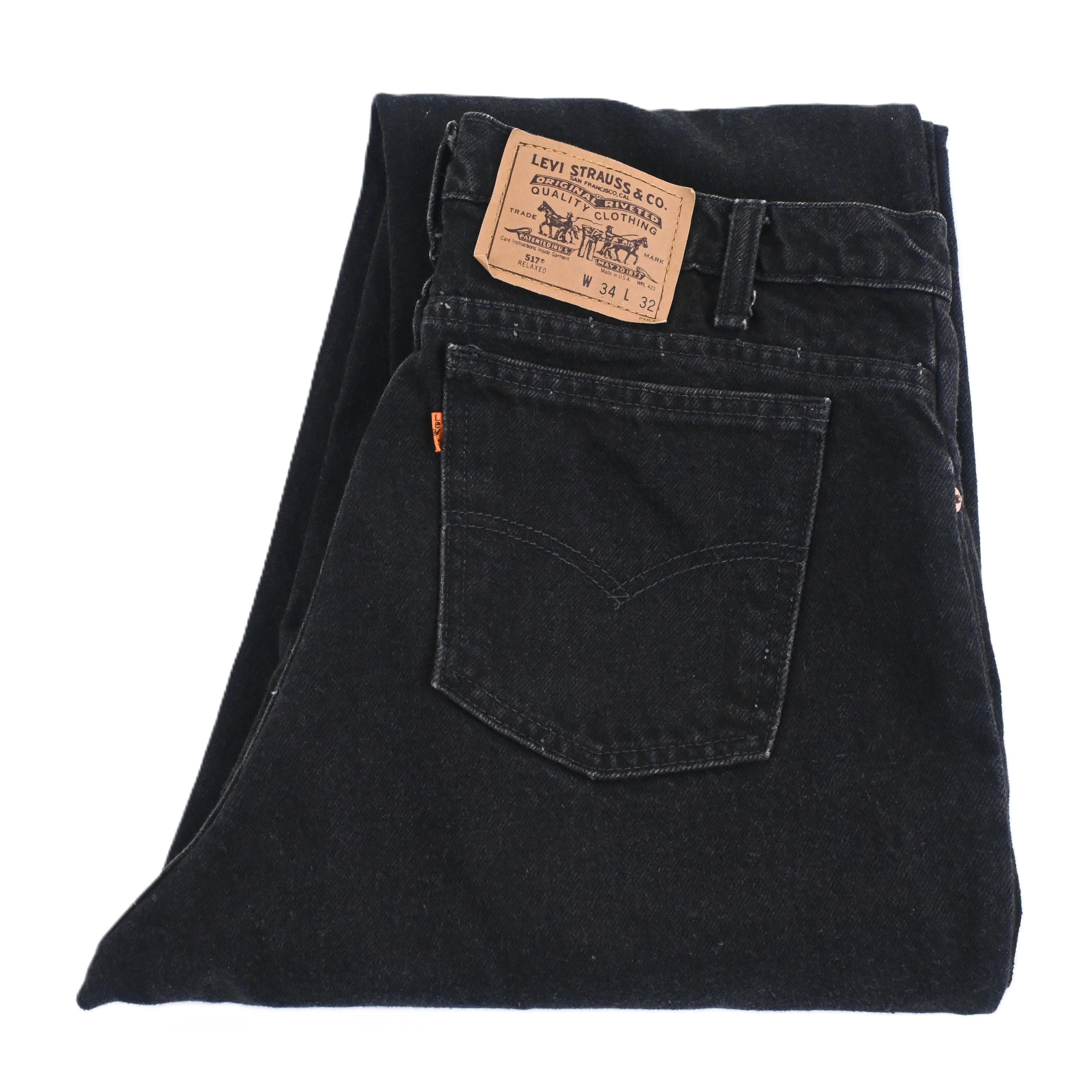 93 Levi's 517 40518-4159 Black SIZE W34 L32