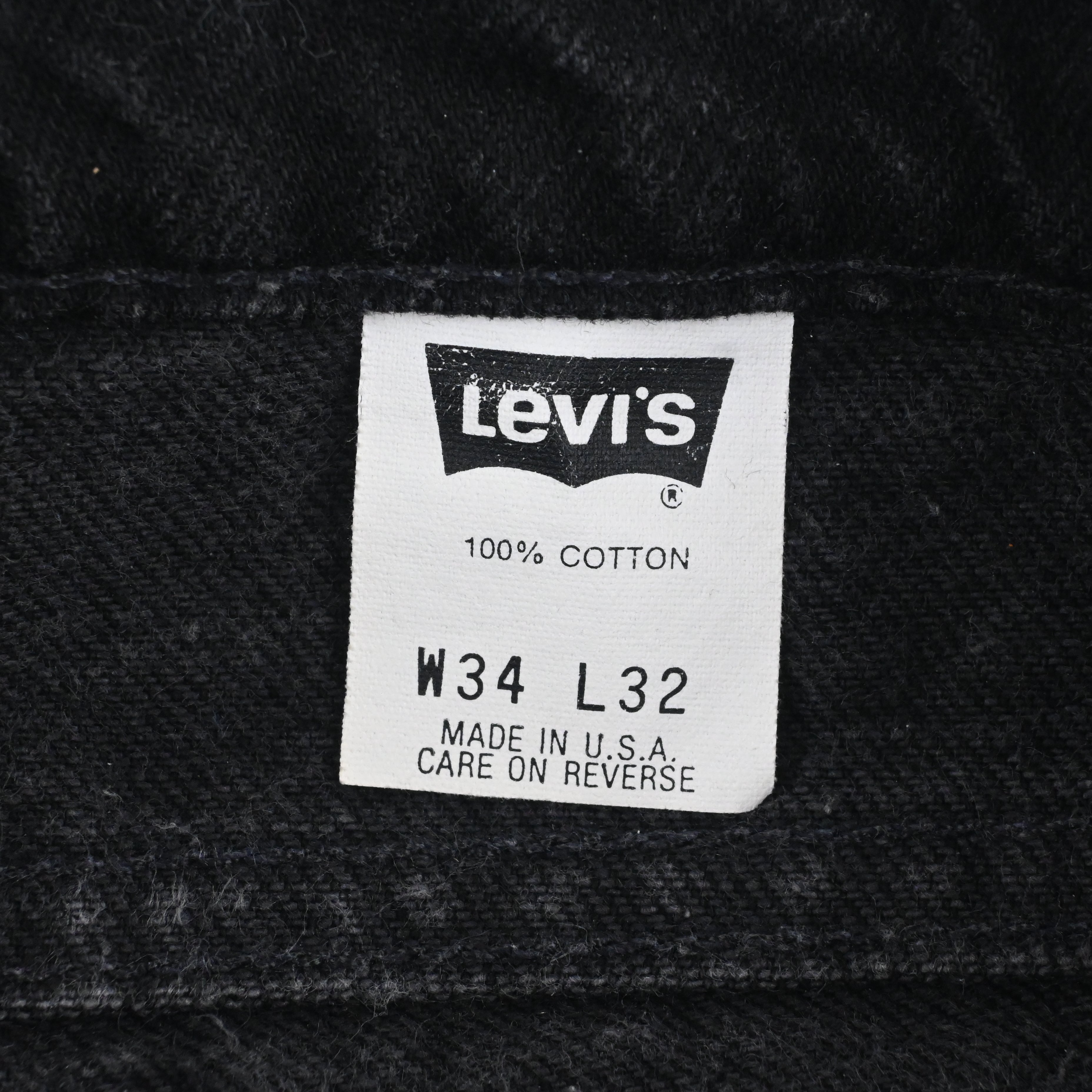 '93 Levi's 40518-4159 Black SIZE W34 L32