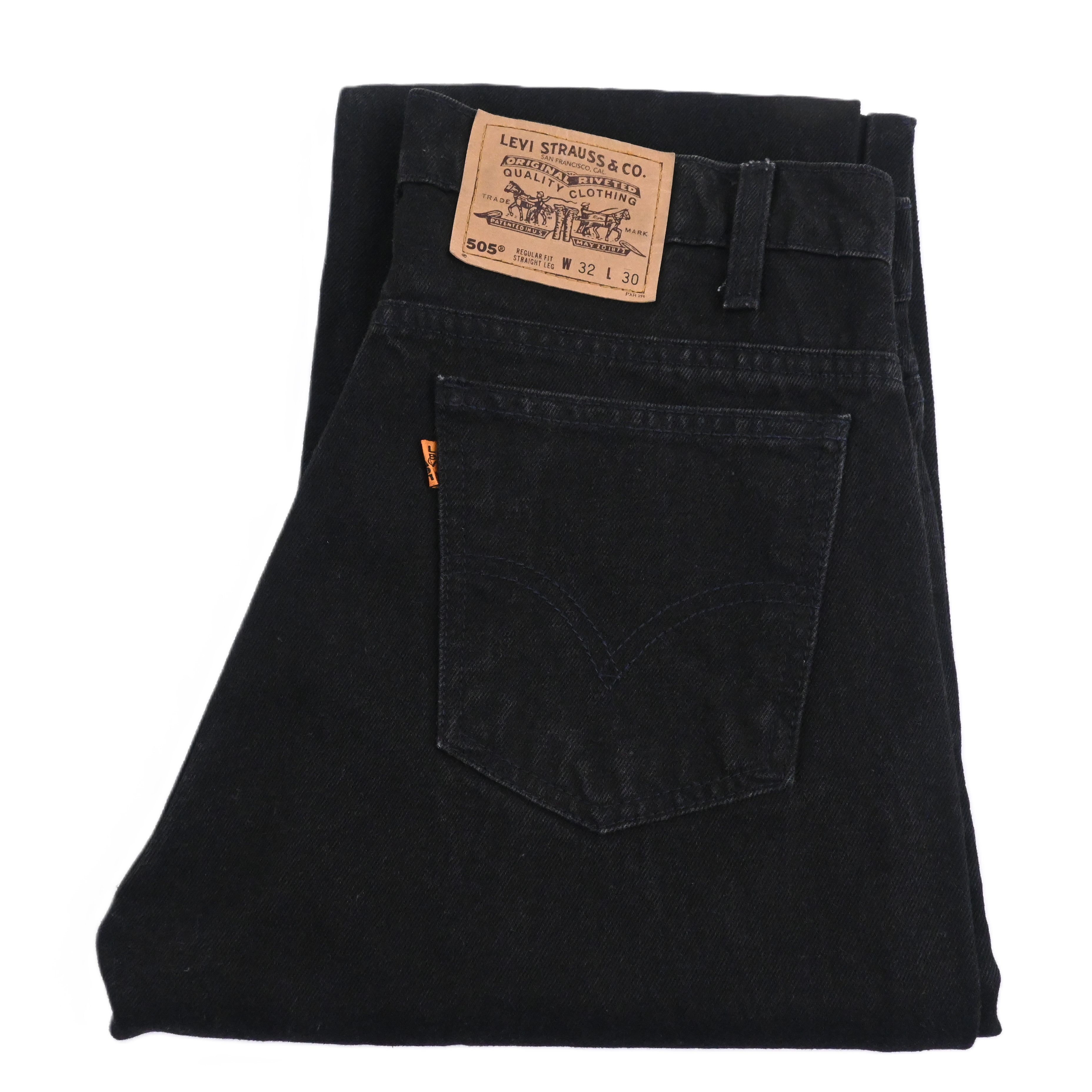 90's~ Levi's 505 Black SIZE W32 L30