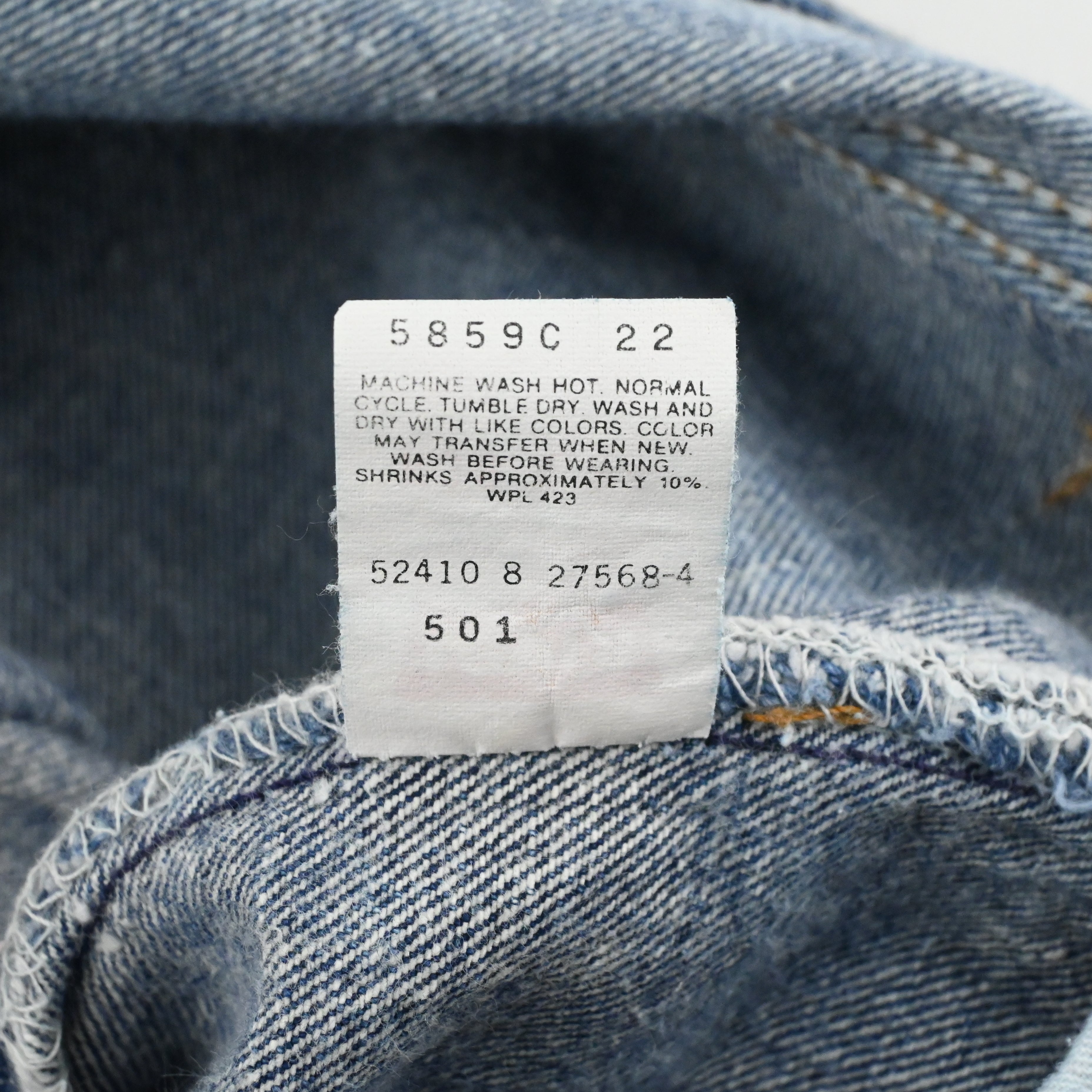 '88 LEVI'S 501-0000 SIZE W34 L31