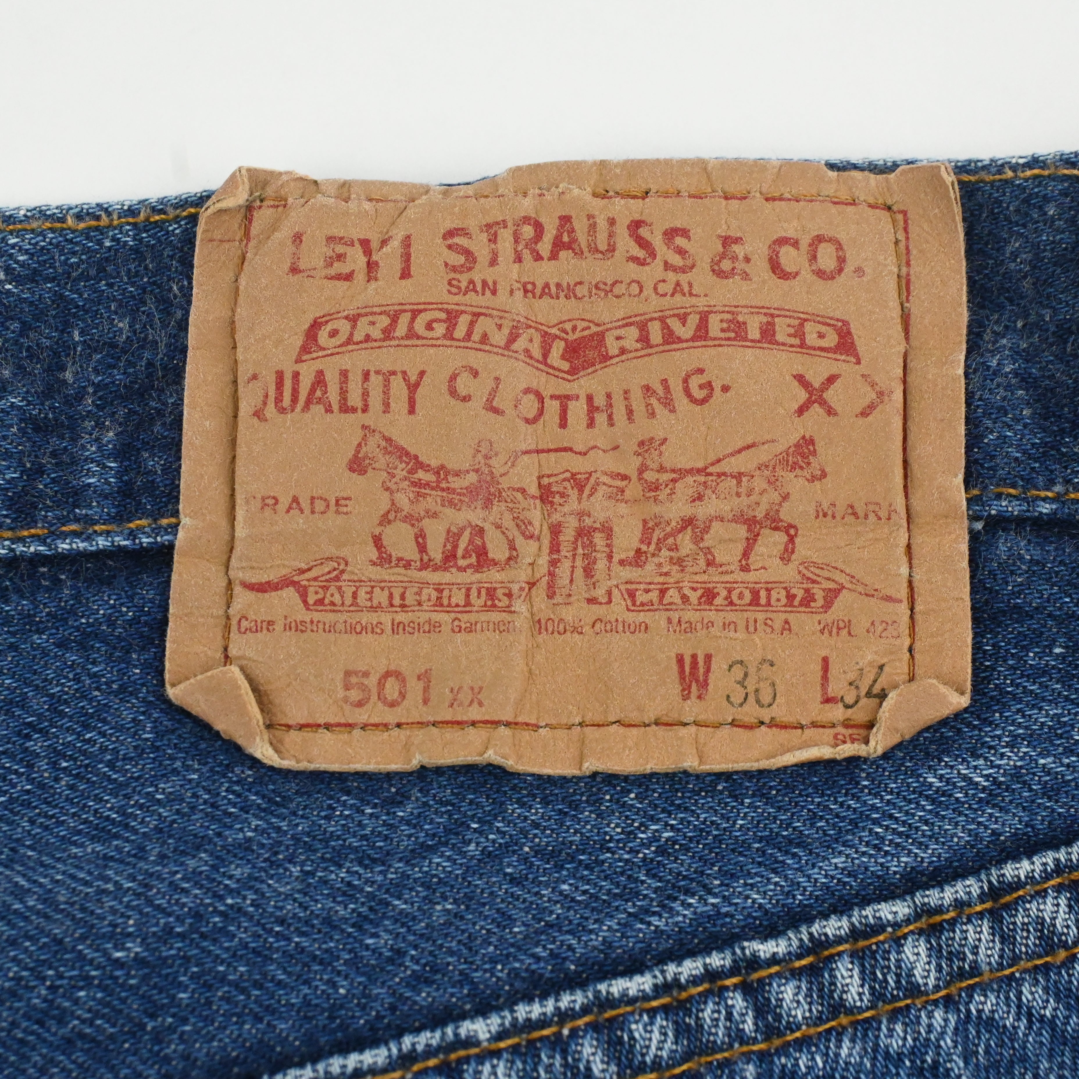 '88 LEVI'S 501-0000 SIZE W34 L31