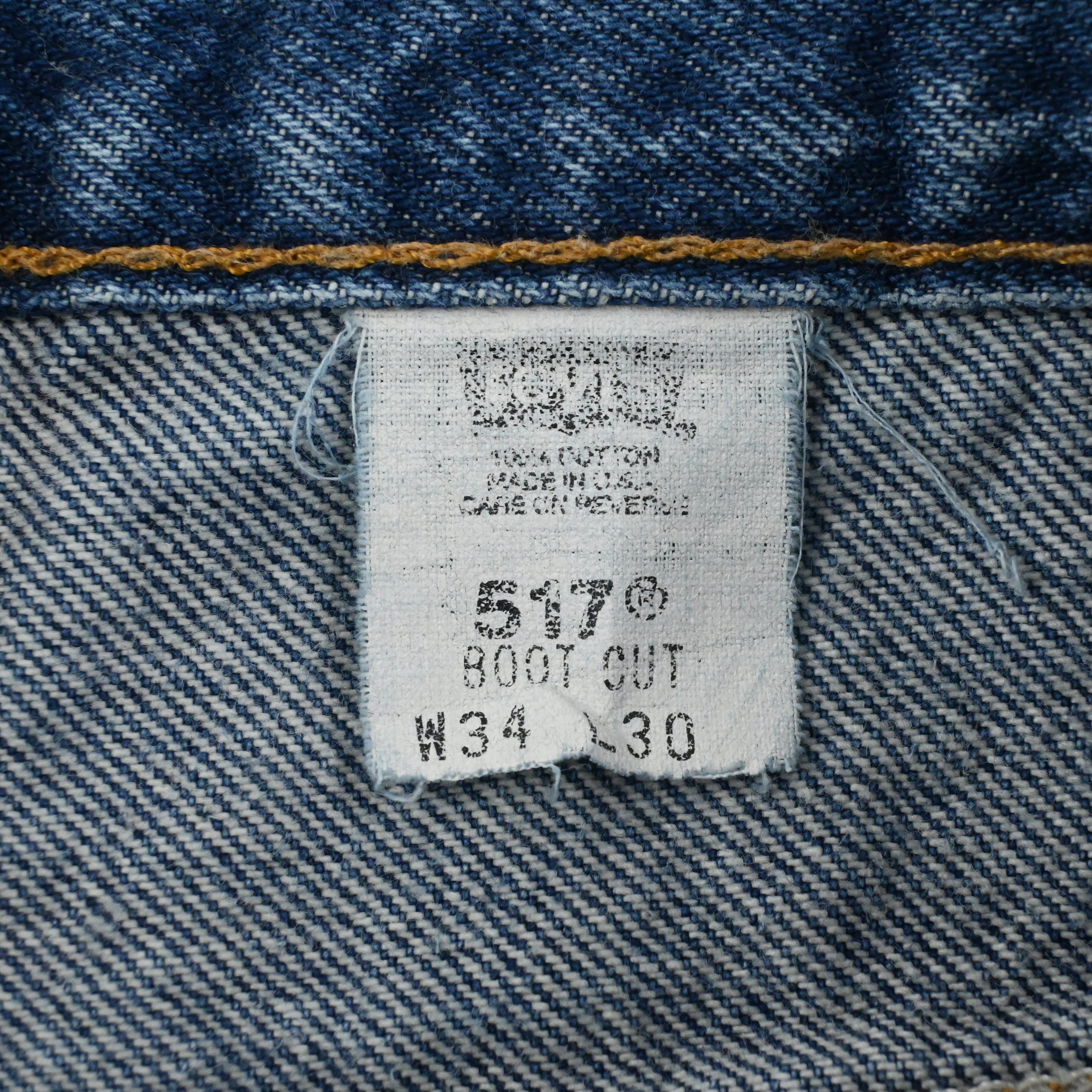 '02 LEVI'S 517 SIZE W34 L29