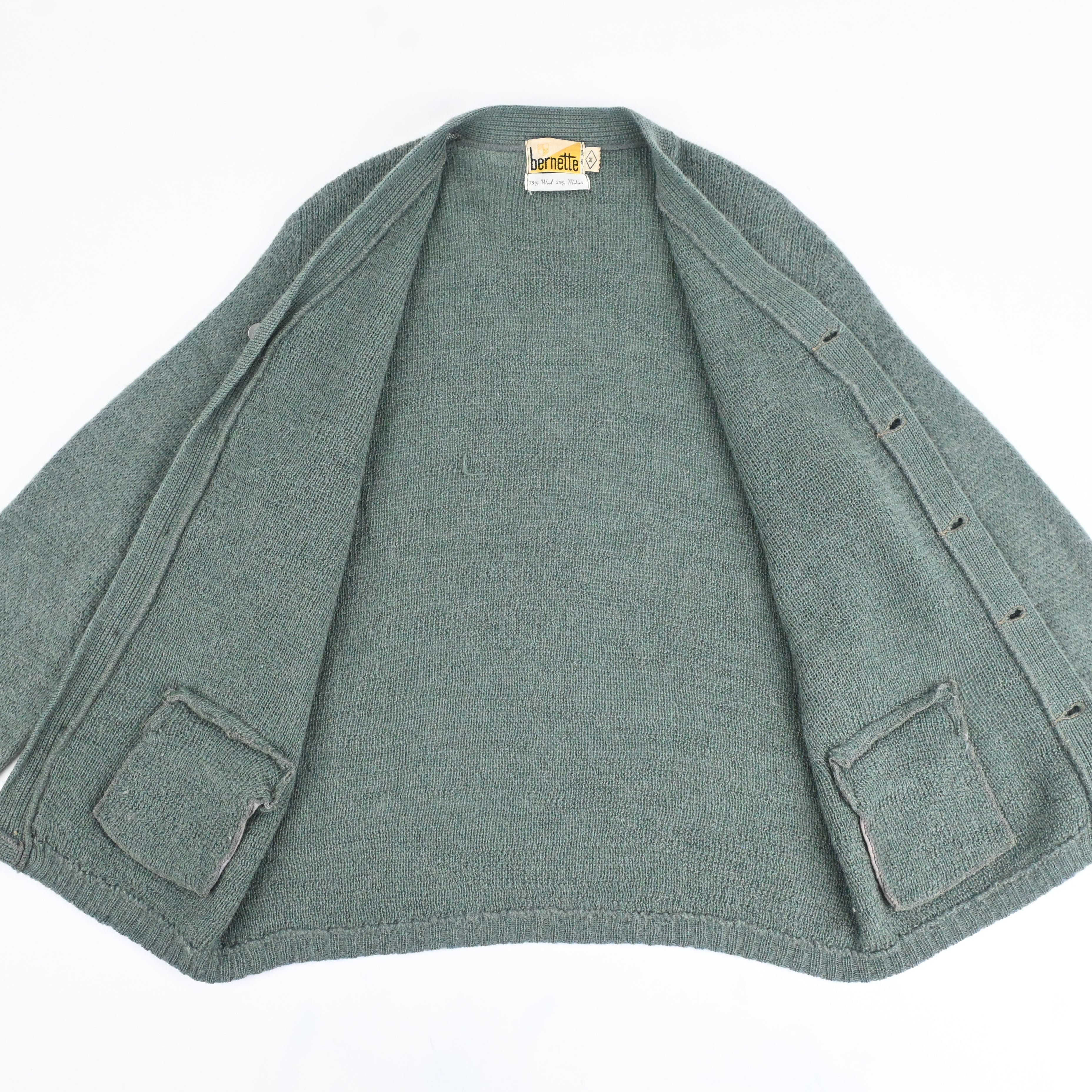 60's Bernette mohair cardigan size M