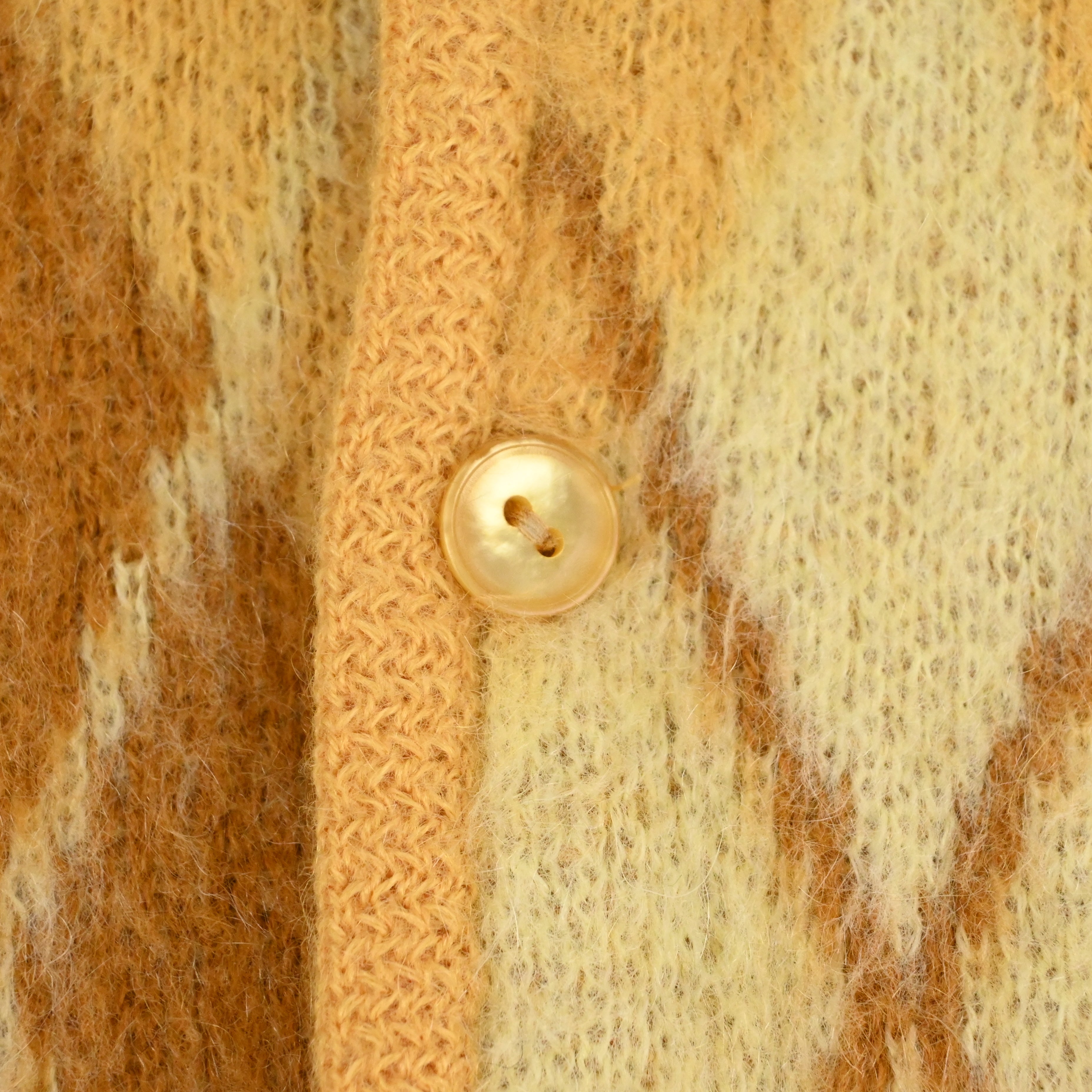 60's SEARS KINGS ROAD SPORTWEAR ARGYLE MOHAIR CARDIGAN size L