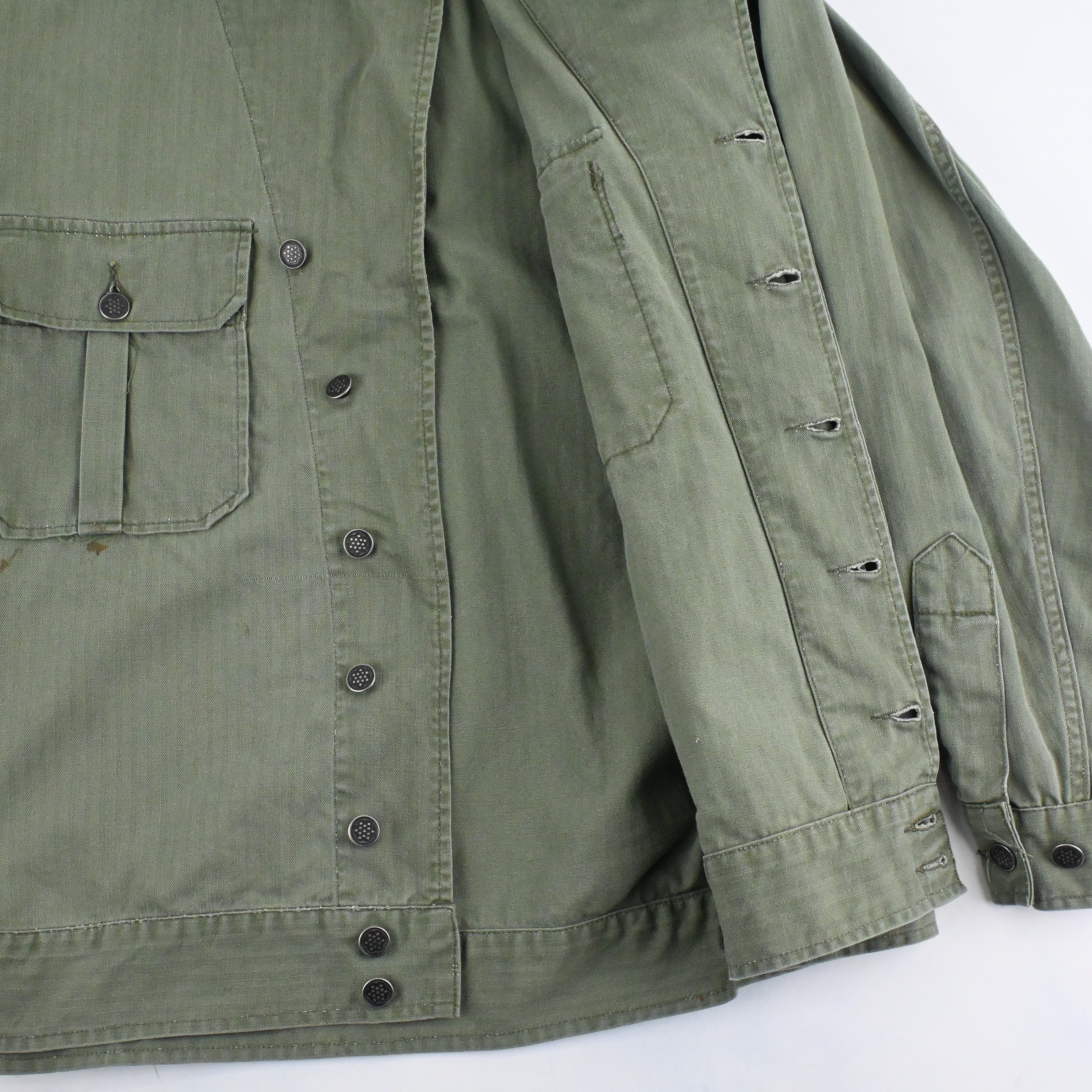 40's US ARMY M-41 UTILITY JACKET HBT