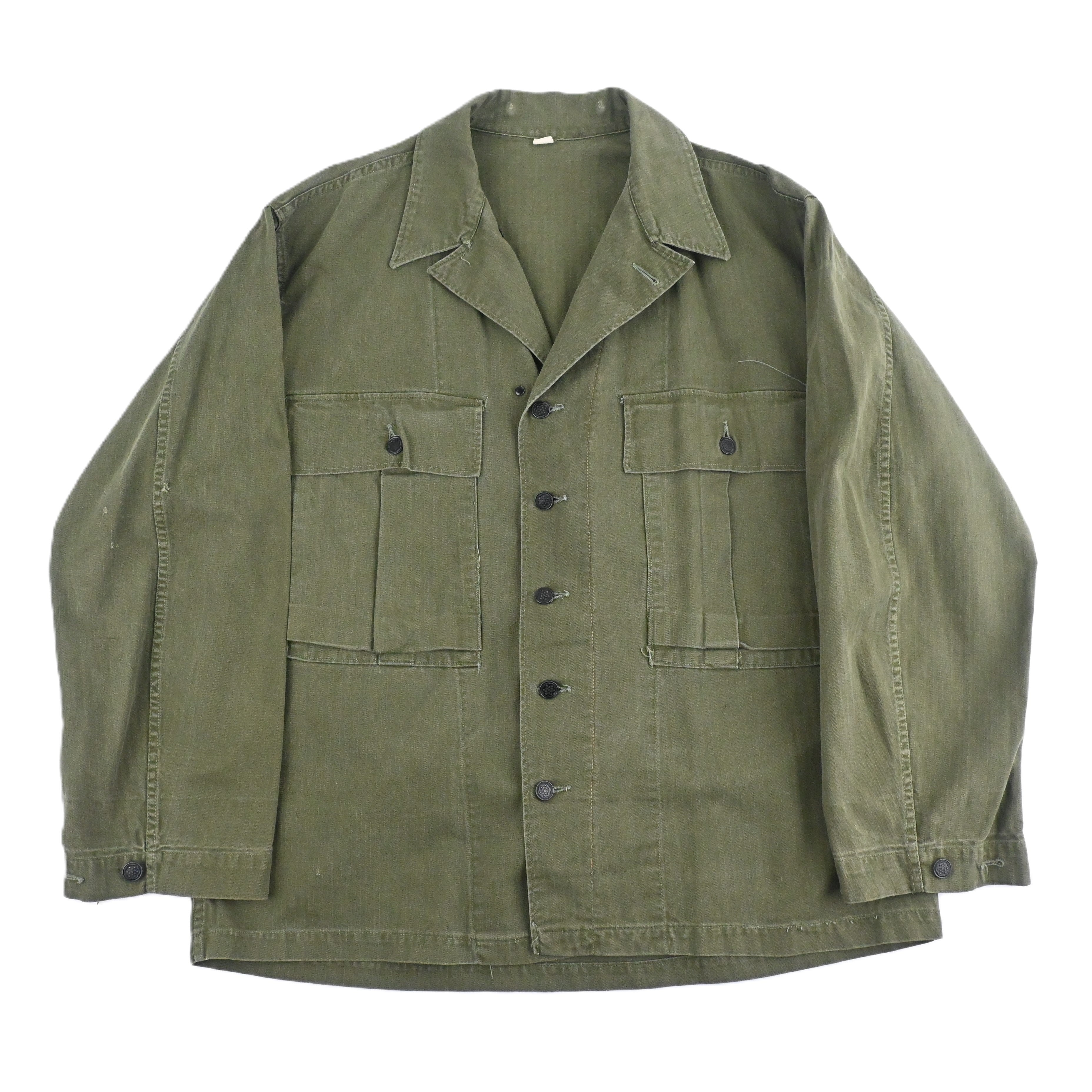 40's US ARMY M-43 UTILITY JACKET HBT SIZE 44R