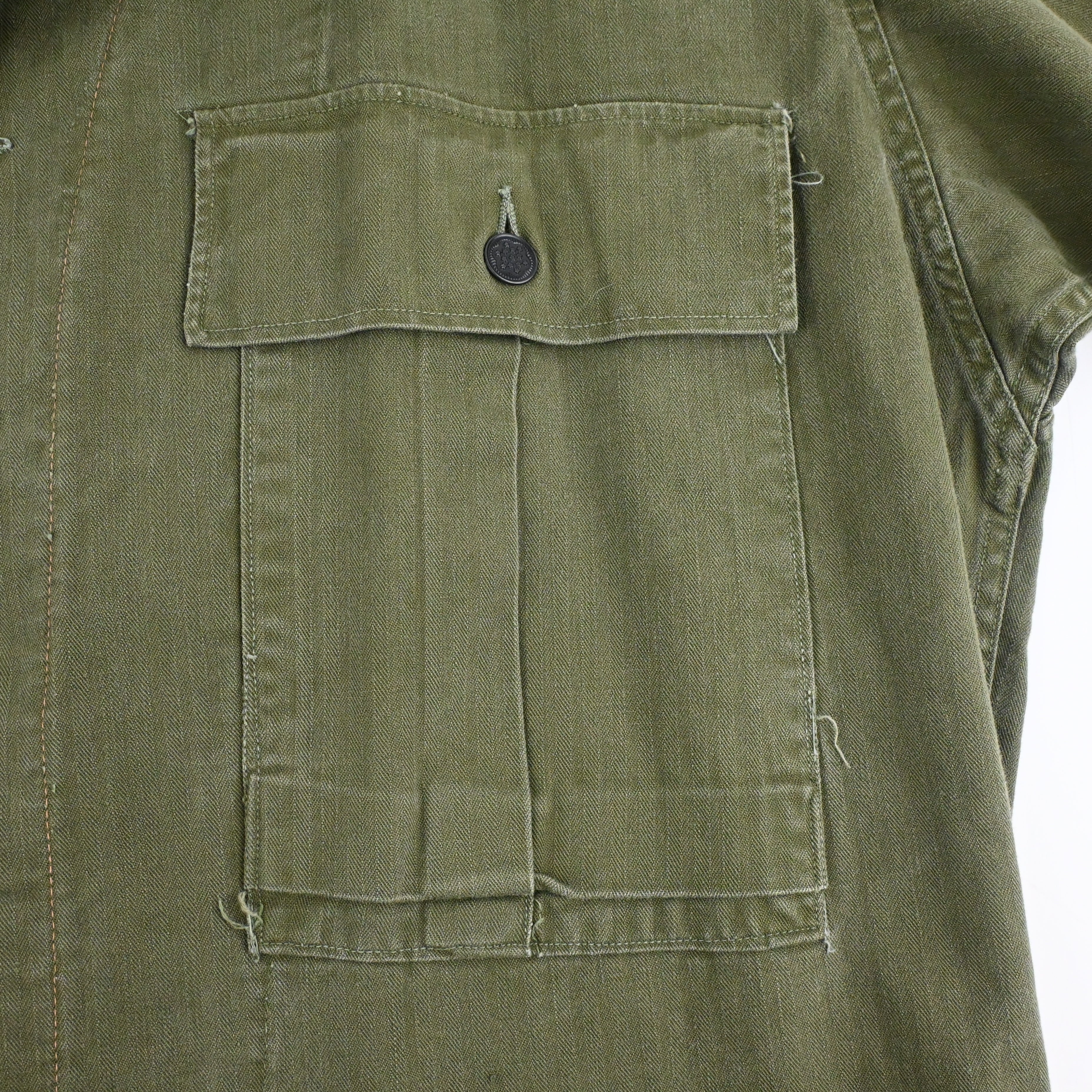 40's US ARMY M-43 UTILITY JACKET HBT SIZE 44R