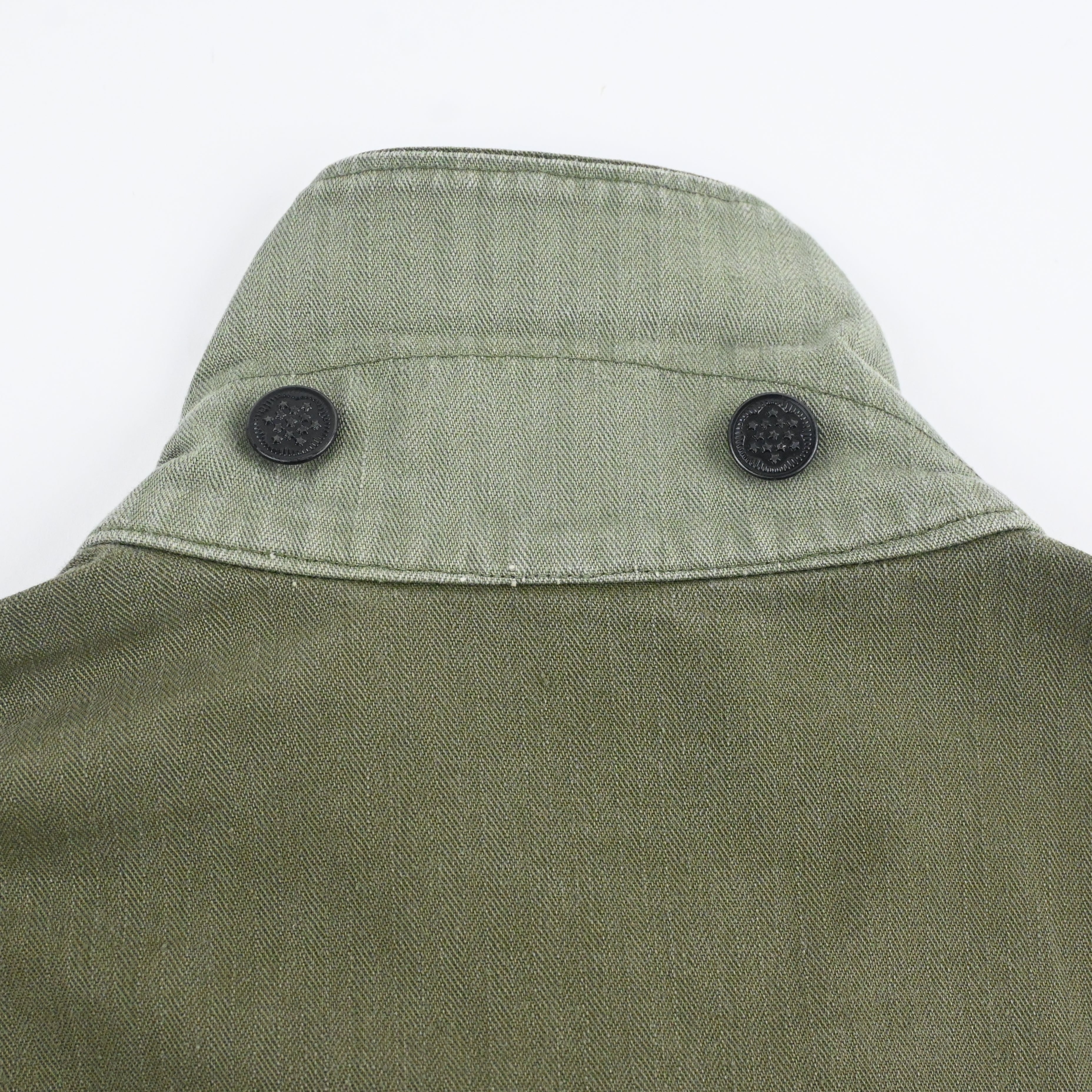 40's US ARMY M-43 UTILITY JACKET HBT SIZE 44R