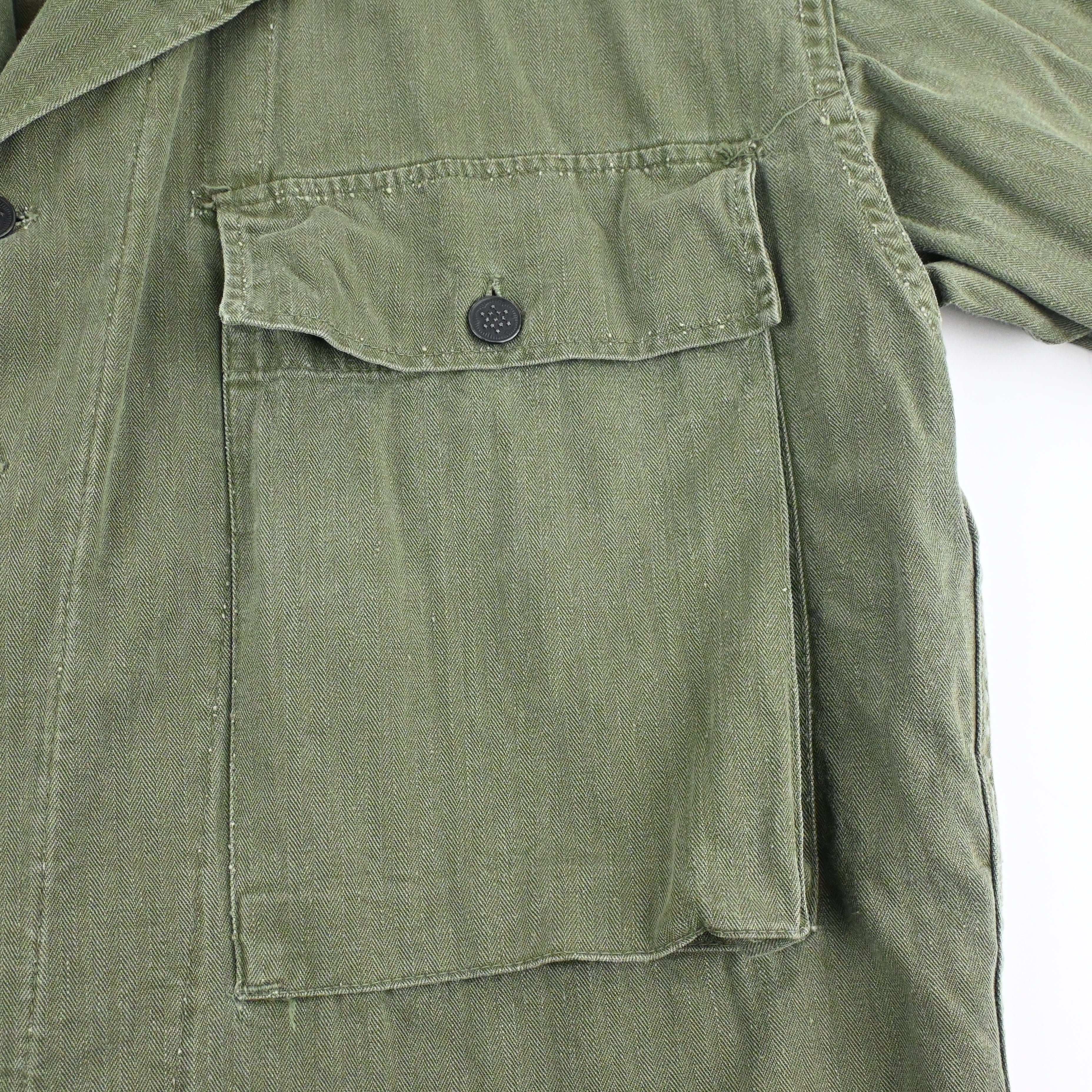 40's US ARMY M-43 UTILITY JACKET HBT SIZE 40R