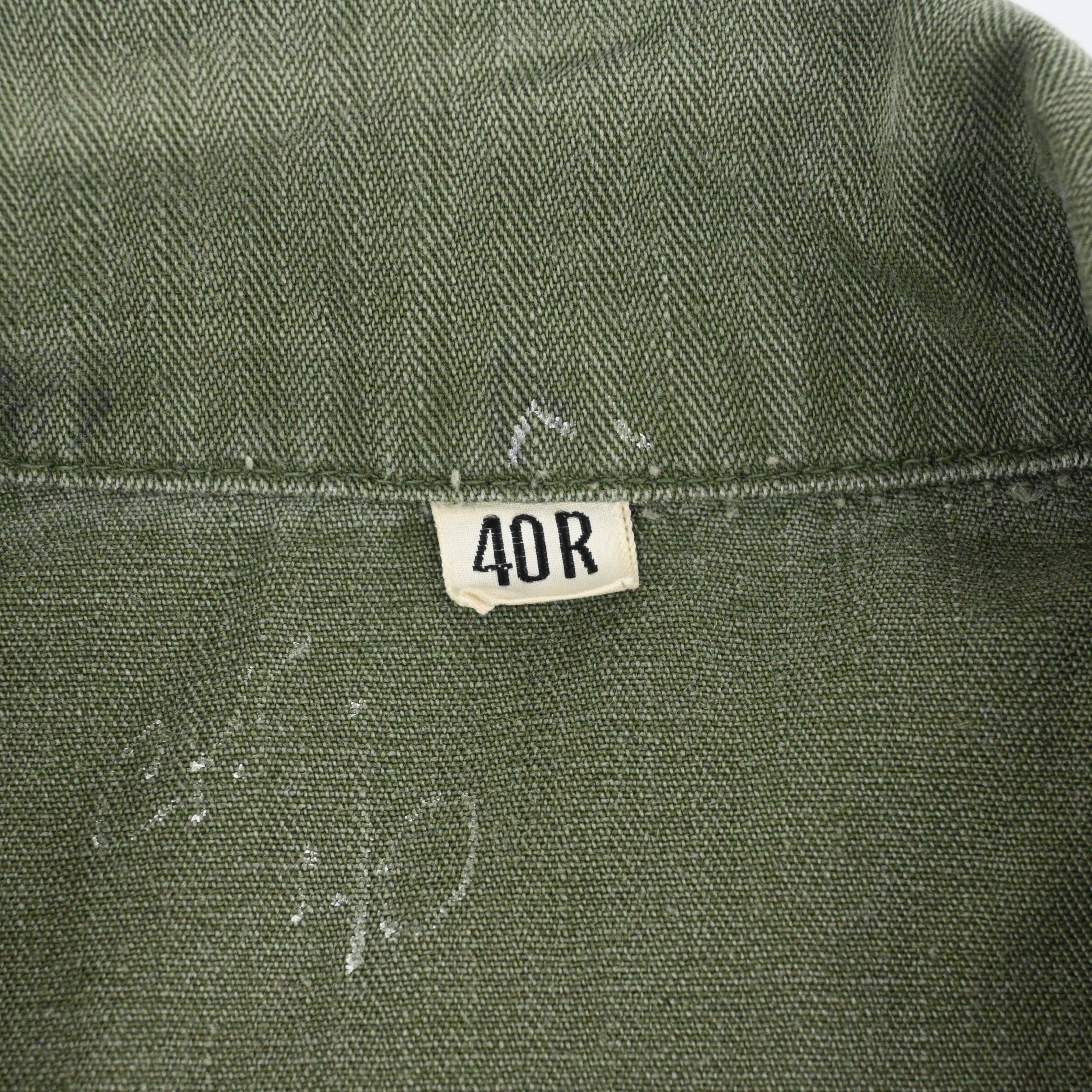 40's US ARMY M-43 UTILITY JACKET HBT SIZE 40R