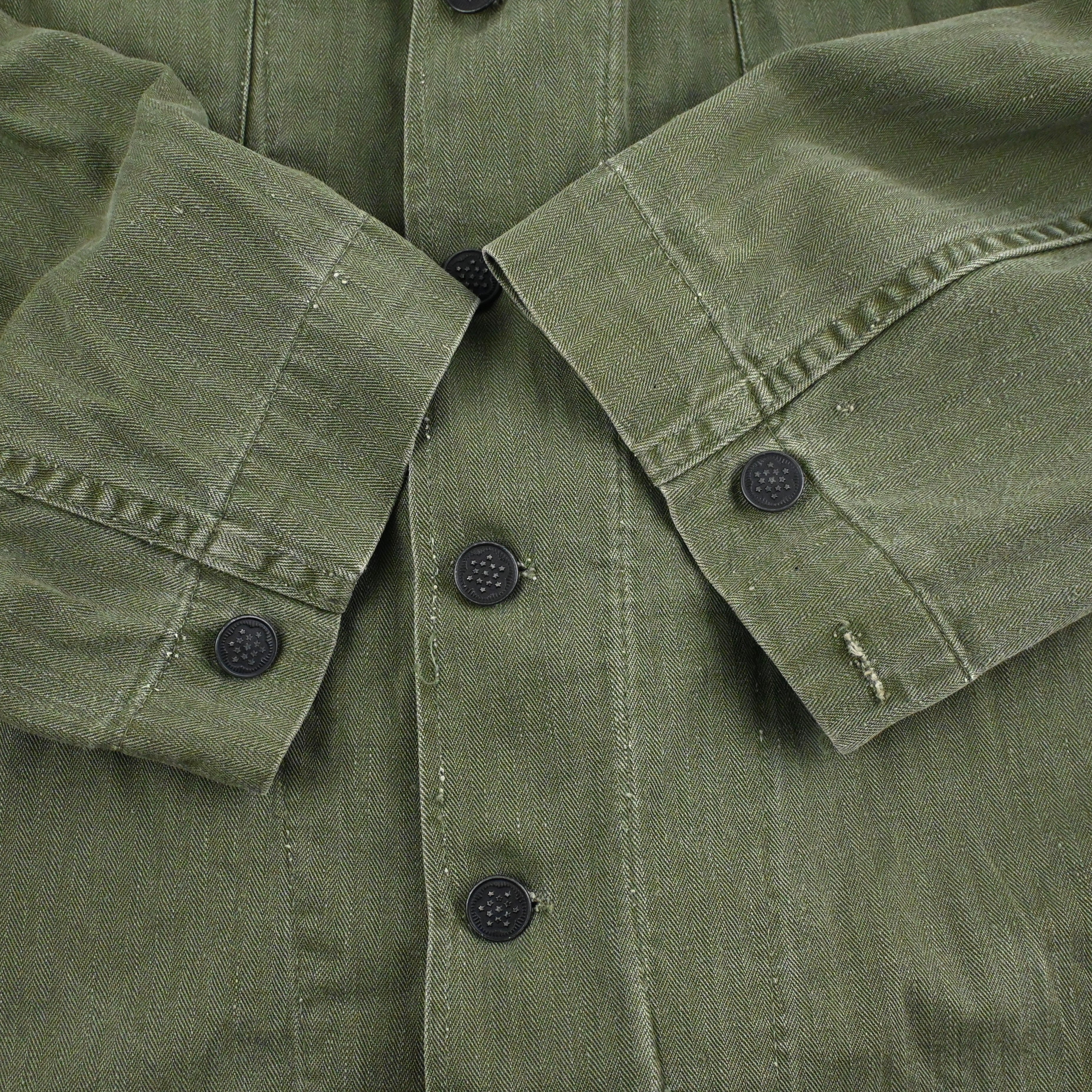 40's US ARMY M-43 UTILITY JACKET HBT SIZE 40R
