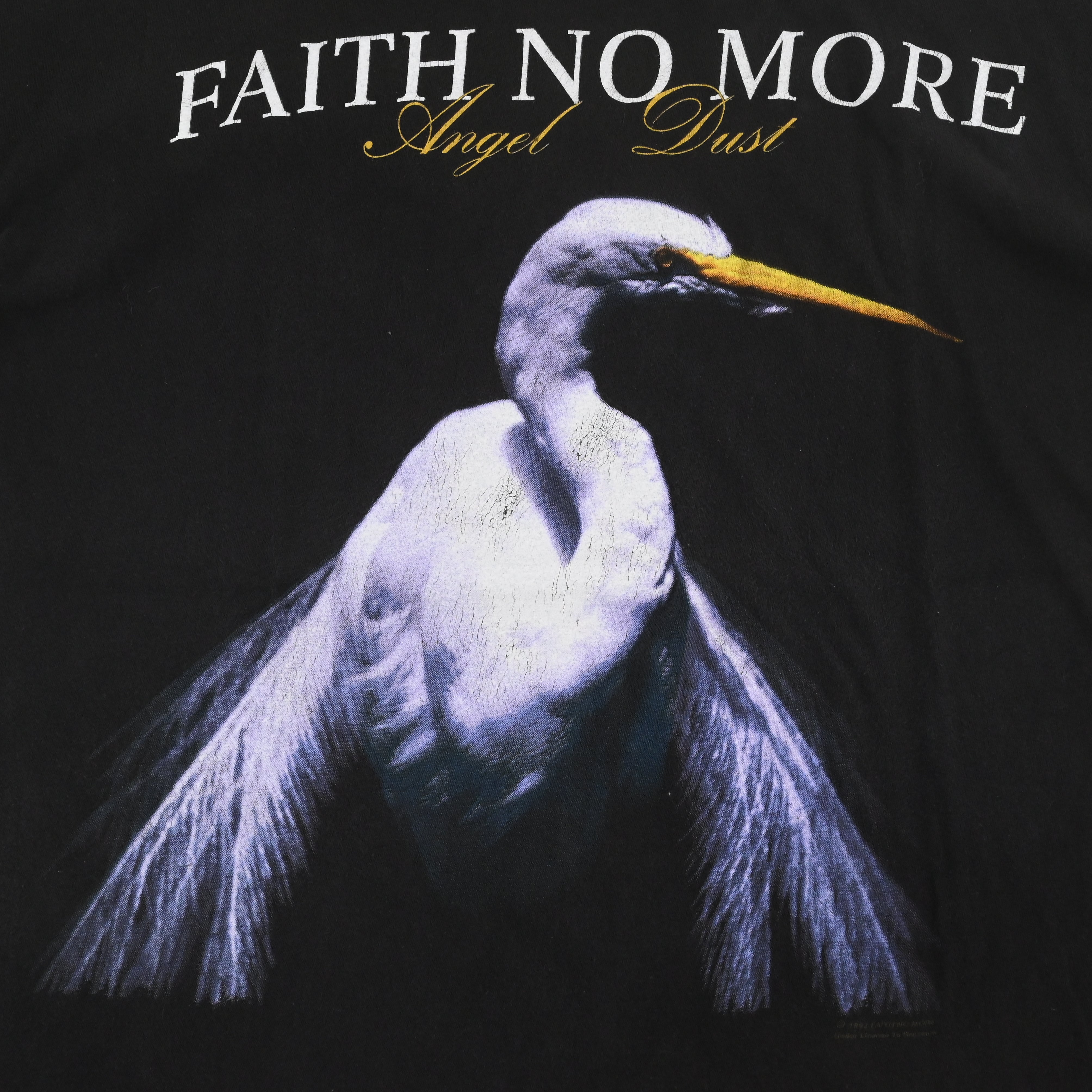 93© FAITH NO MORE "ANGEL DUST EURO TOUR" T-SHIRT SIZE XL
