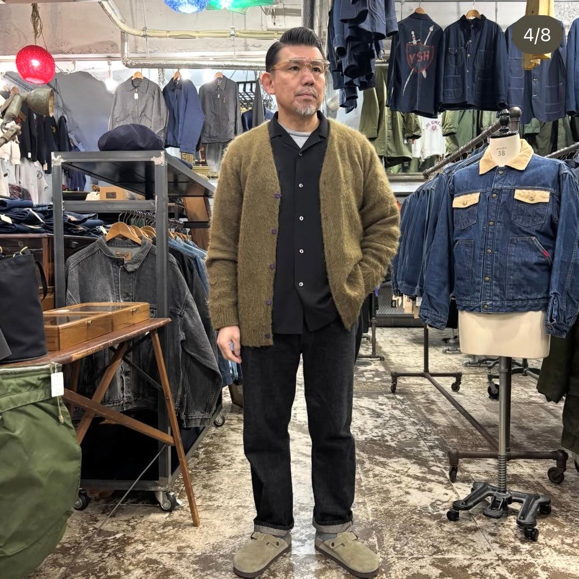 Foremost ブラックレーヨンシャツ L 新品 Foremost Original Black Rayon Shirt