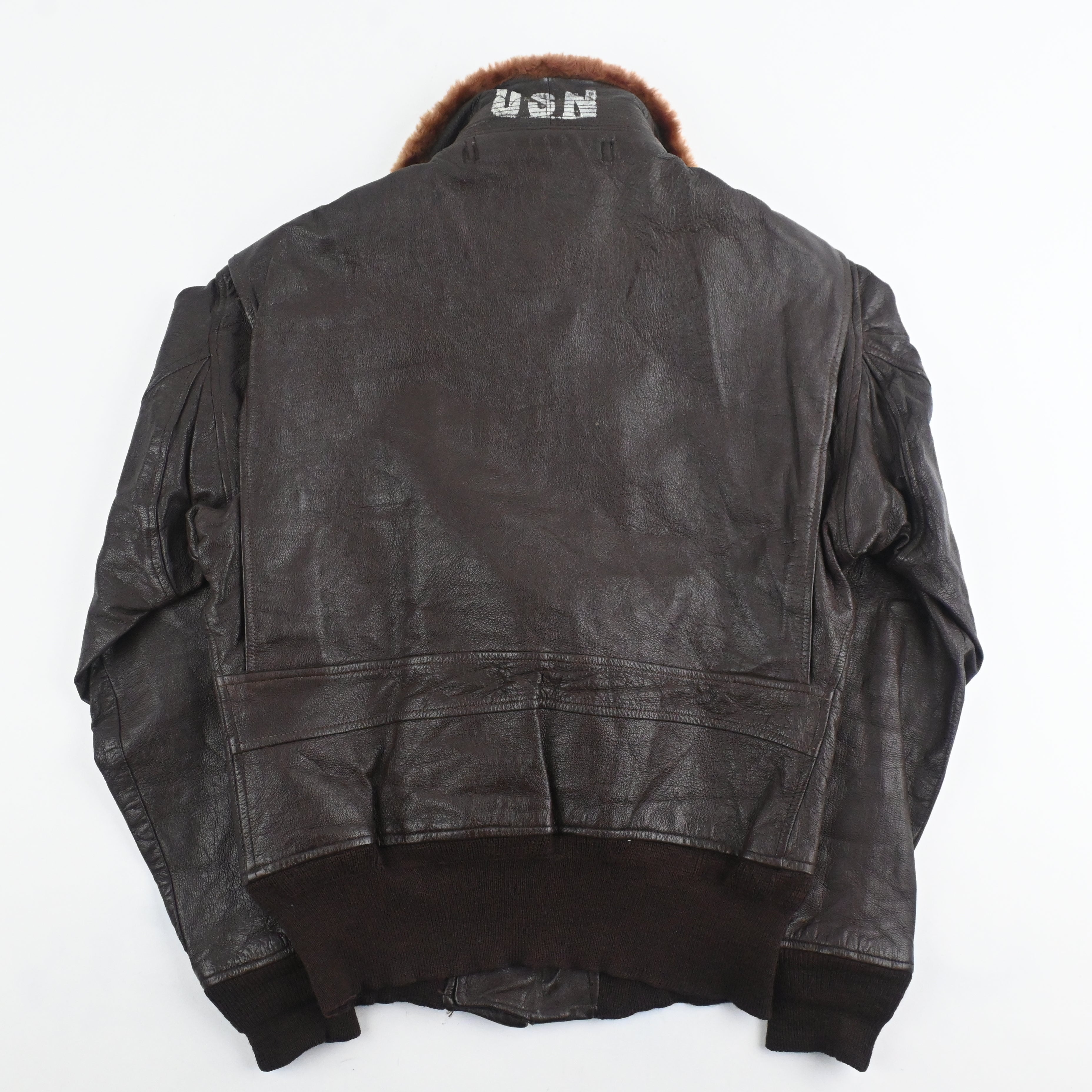 50's U.S.NAVY MIL-J-7823(AER) G-1 Flight jacket Size: 38 MINT