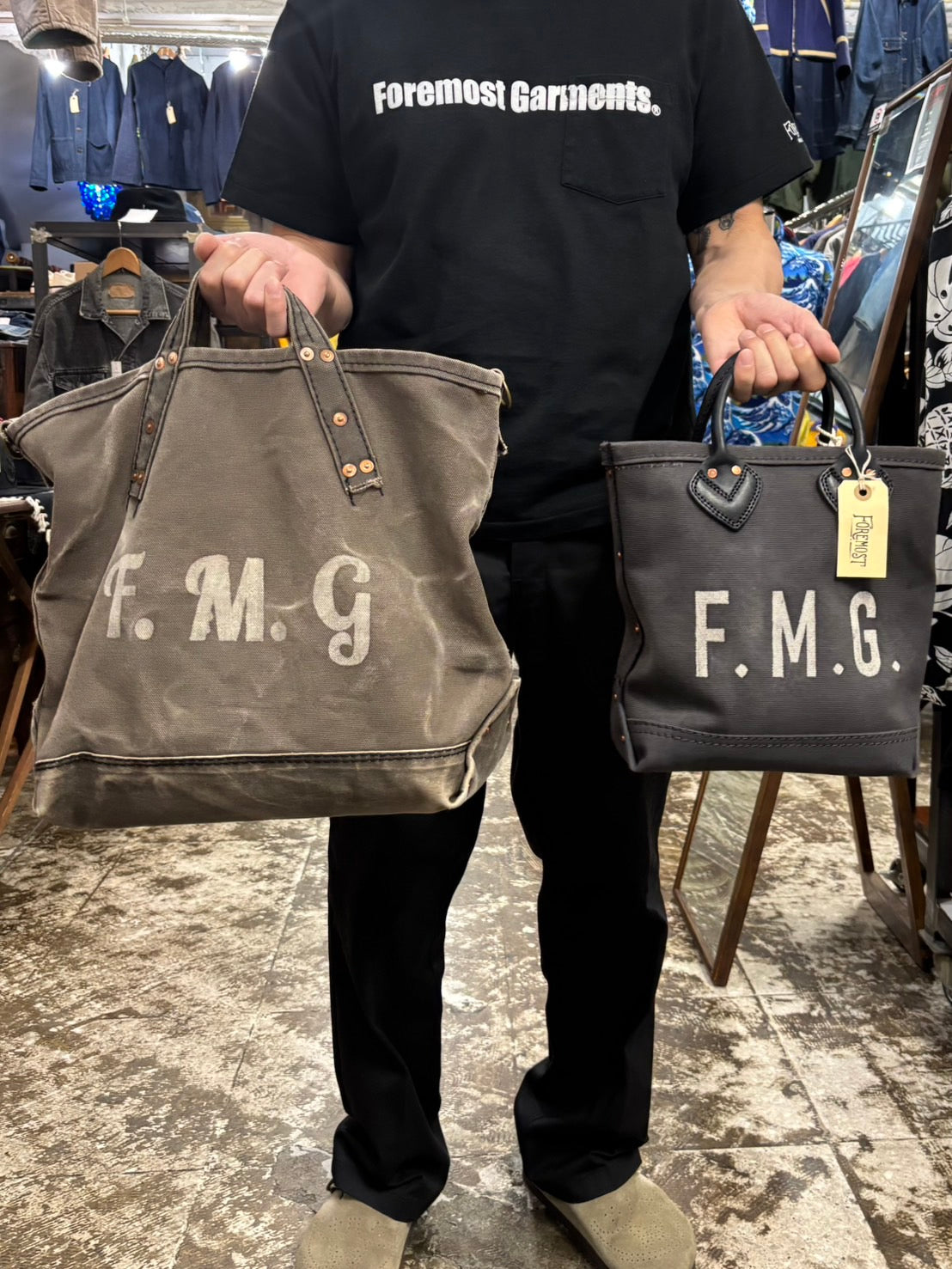 NEMOTO別注 PT WORKS & DESIGN COAL BAG