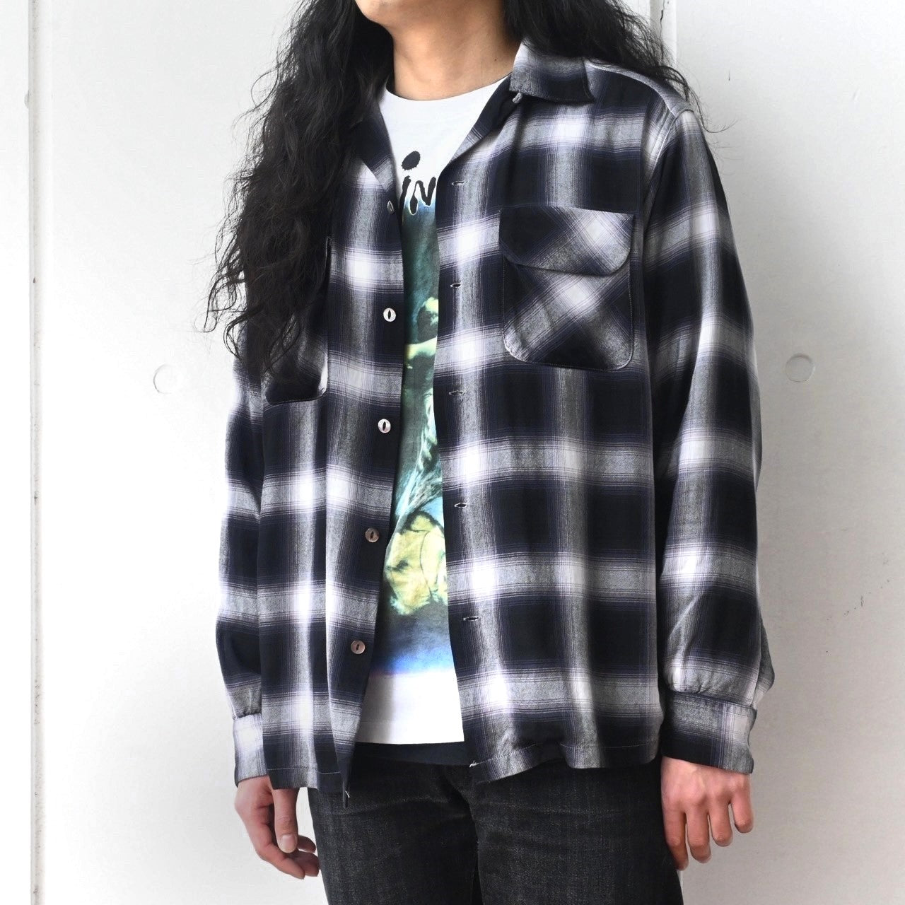 Foremost Original Shadow Plaid Rayon Shirt
