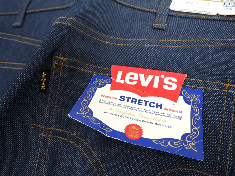 70's LEVI'S 612 STRETCH SLIM STRAIGHT | FOREMOST 古着・ビンテージ