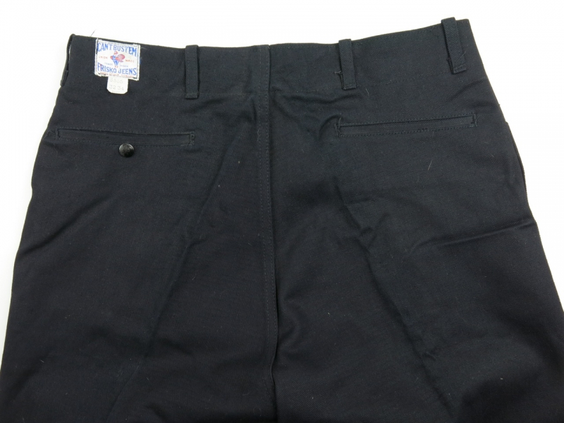 ~50’s CAN’T BUST’EM FRISCO JEANS NOS BLACK | FOREMOST 古着・ビンテージ アメリカから富山
