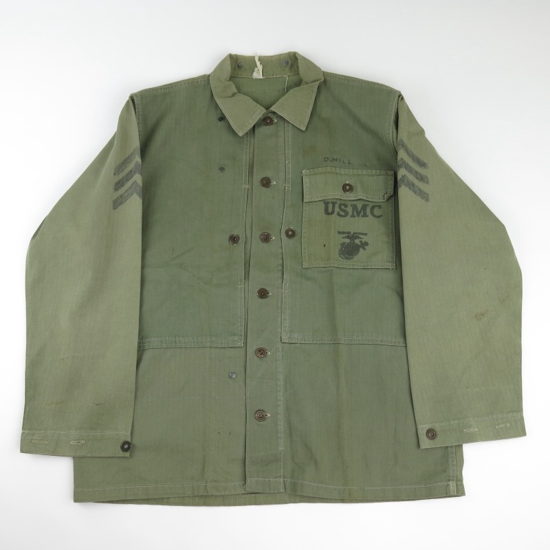 極美品 RRL usmc p44 ミリタリー ジャケット シャツ hbt着丈約66cm