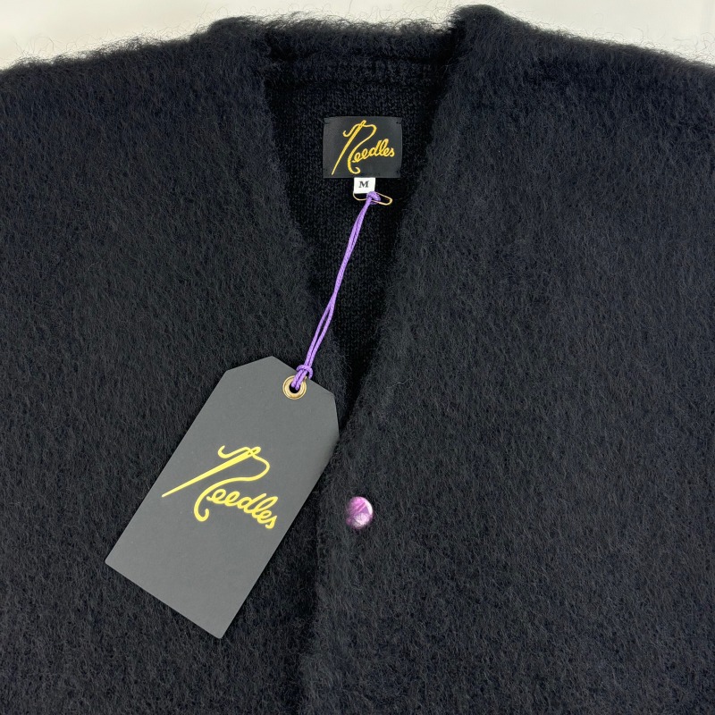 Needles Mohair Cardigan Foremost Exclusive Black MEDIUM | FOREMOST 古着・ビンテージ  アメリカから富山に、富山から全国へ （フォアモースト）